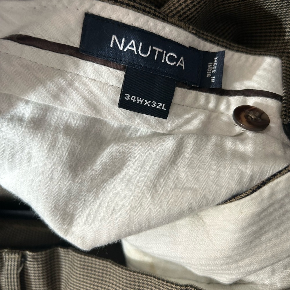 Nautica Men's‎ Classic Olive Dress Pants - Picture 3 of 5